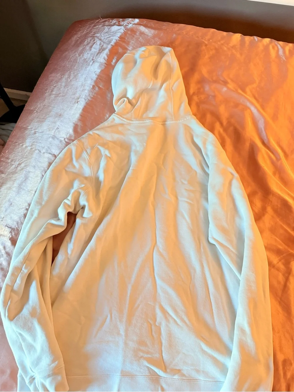 Nike White Hoodie with Black Logo
